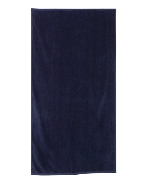 Velour Navy Blue Beach Towels