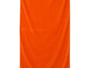 Velour Orange Beach Towels