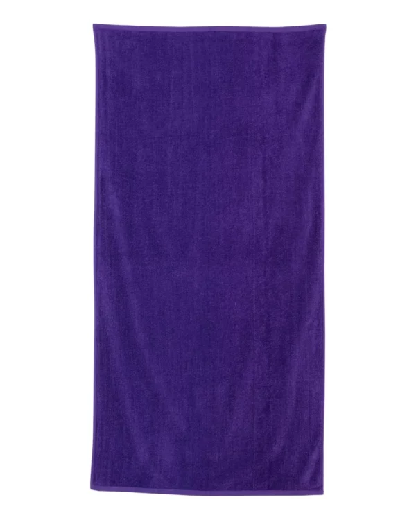 Velour Purple Beach Towels