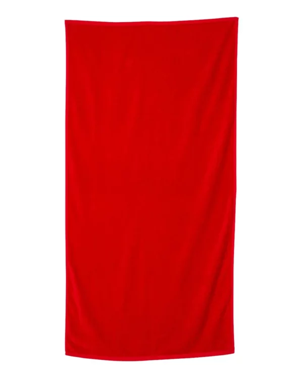 Velour Red Beach Towels