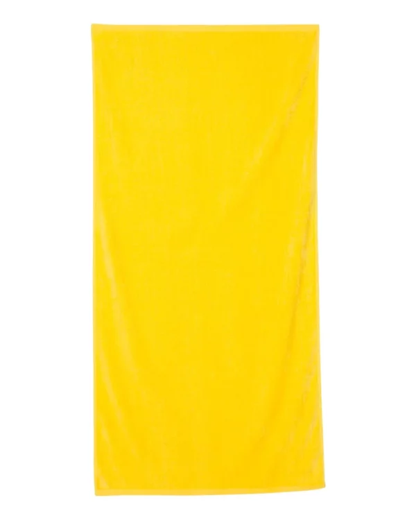 Velour Yellow Beach Towels